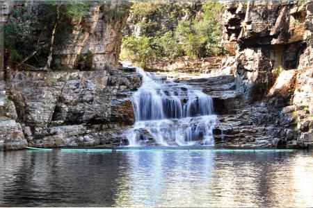 Cachoeira Paraiso Perdido, São João Batista do Glória MG, Região da Serra da Canastra - foto: Roberto Torrubia